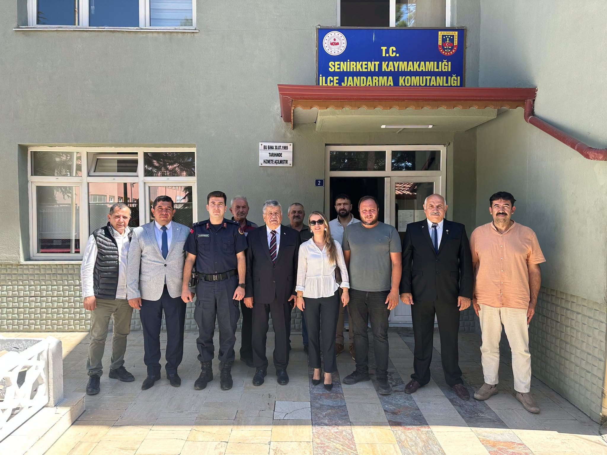 Belediye Başkanımız ve Heyeti, İlçe Jandarma Komutanı Üsteğmen Necati Karaman’ı Ziyaret Etti