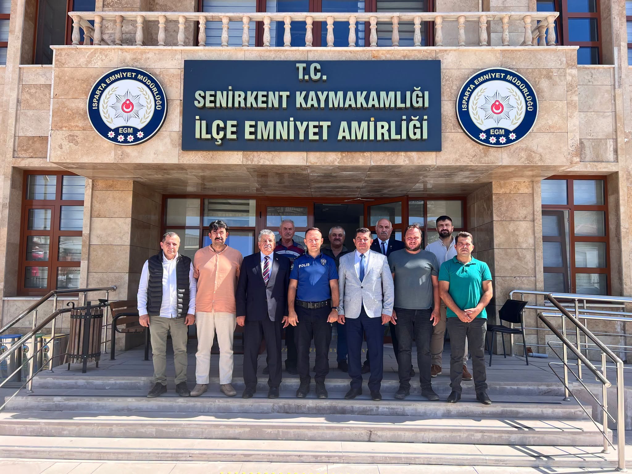 Başkanımız Hüseyin Baykal ve Heyetinden İlçe Emniyet Amirliğine Ziyaret
