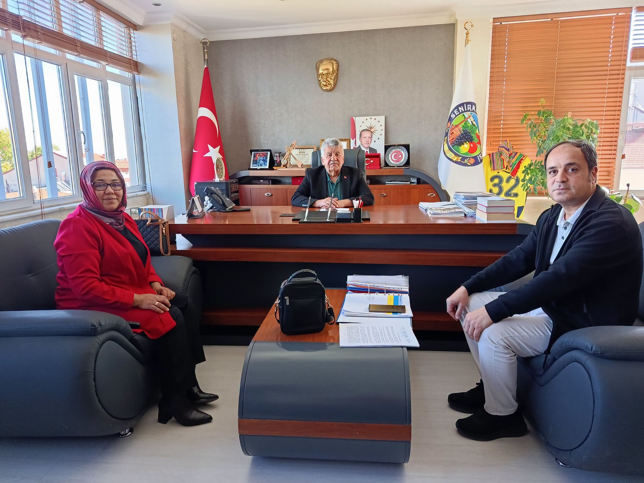 Isparta Çevre, Şehircilik ve İklim Değişikliği İl Müdürlüğünden Başkanımıza Ziyaret